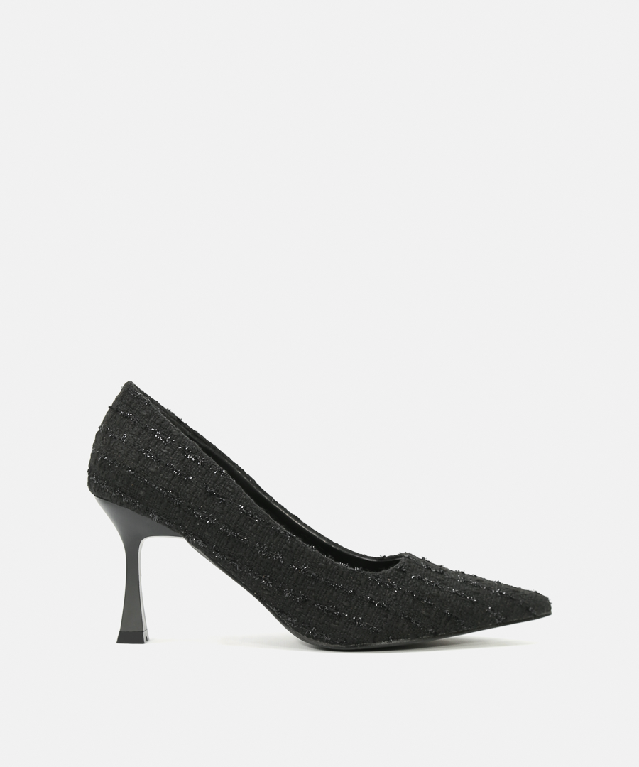 Sapatos salto tweed image number null